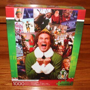 3/$55❤️BUDDY ELF Buddy The Elf Movie Collage Aquarius 1000pc puzzle Will Ferrell